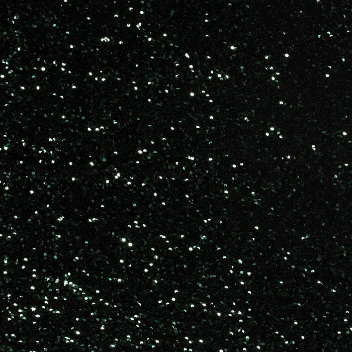 Sequins on Velour - DARK GREEN