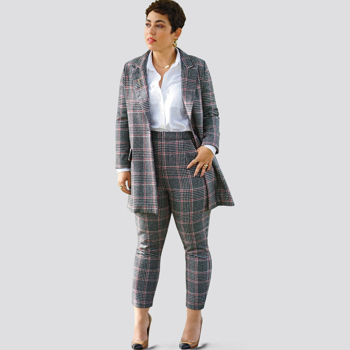 S8749 Misses'/Women's Mimi G Style Coat and Pants. Size: 36-54