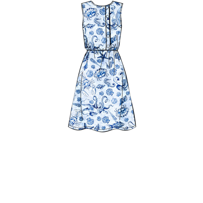 S8914 Misses' Dresses. Size: 30-48
