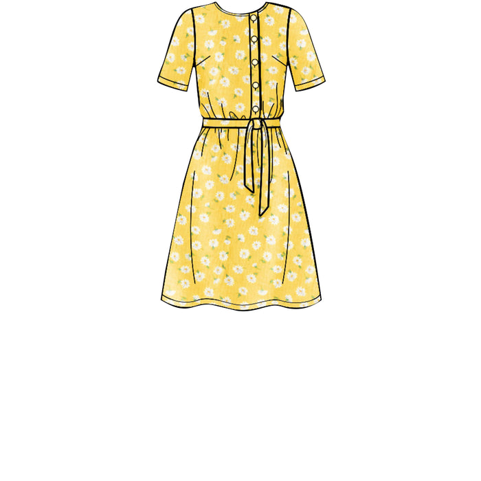 S8914 Misses' Dresses. Size: 30-48