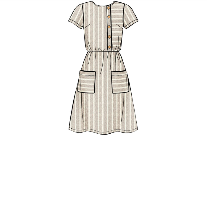 S8914 Misses' Dresses. Size: 30-48