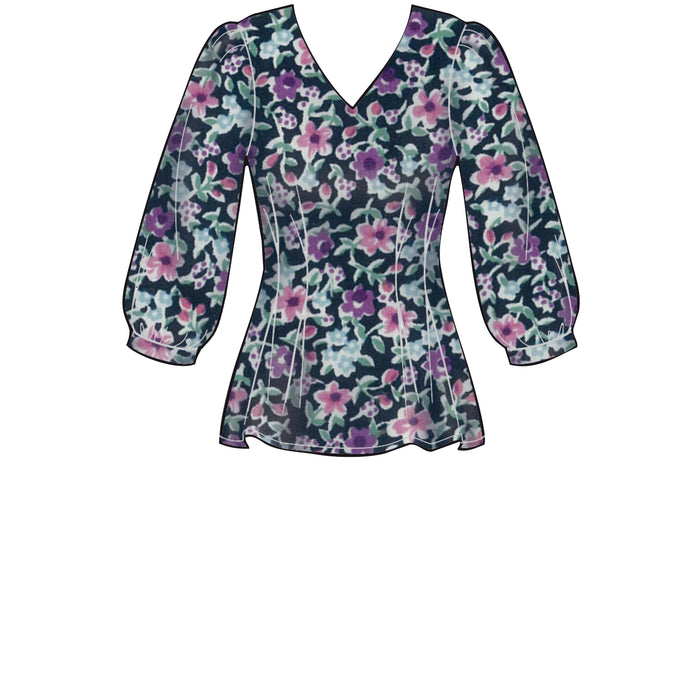 S8921 Misses' Tops. Size: 30-48