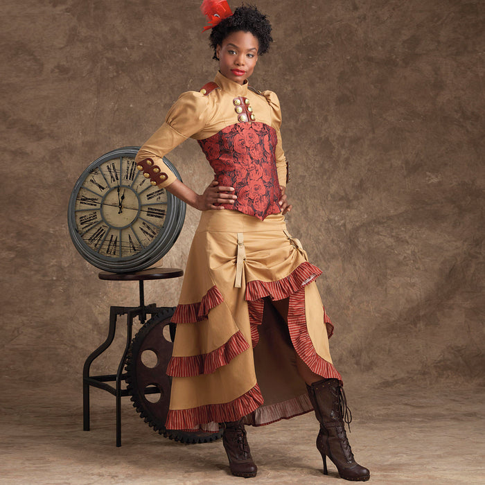 S9007 Misses' Steampunk Costumes. Size: 32-48
