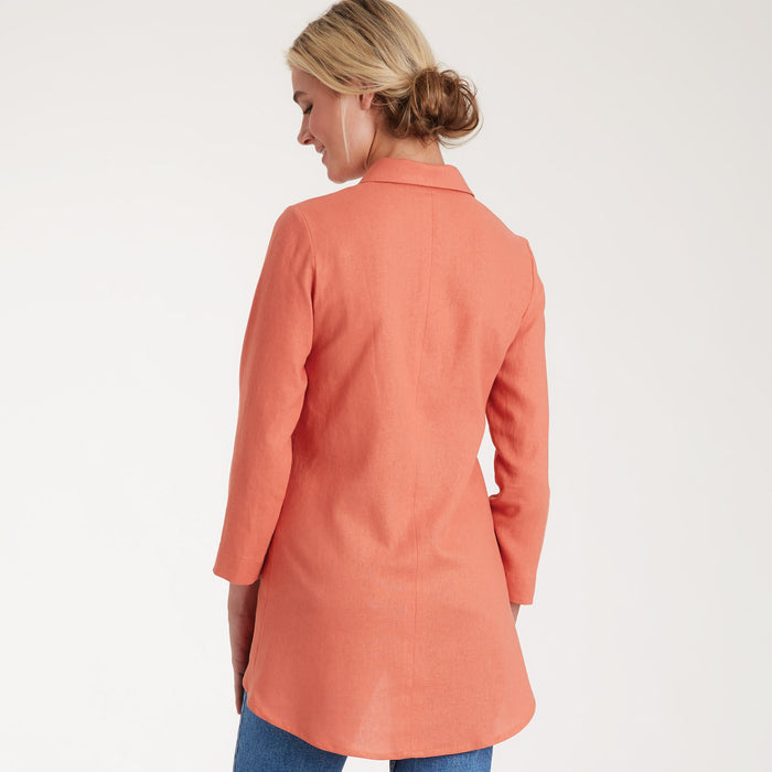S9106 Misses' & Women's Button Front Shirt. Size: 36-54