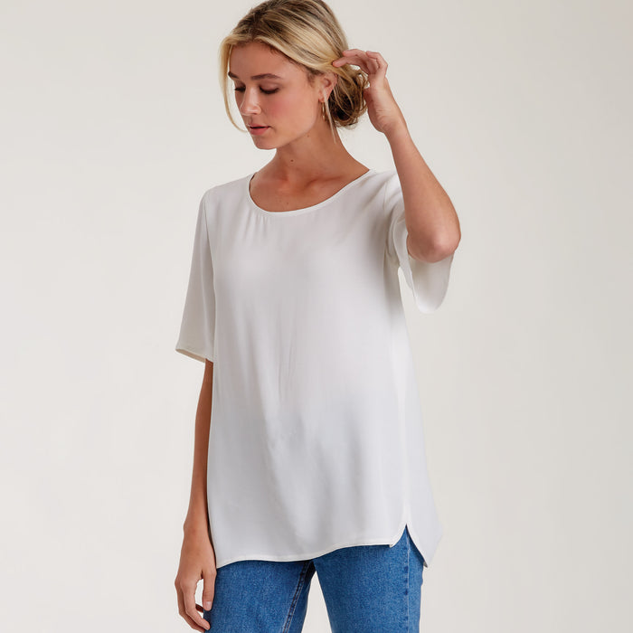 S9107 Misses' Tops With Sleeve & Length Variation. Size: XS-XXL (32-52)