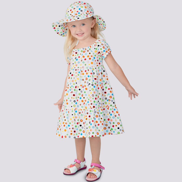 S9126 Toddlers' Dresses. Size: 6 m-4 y