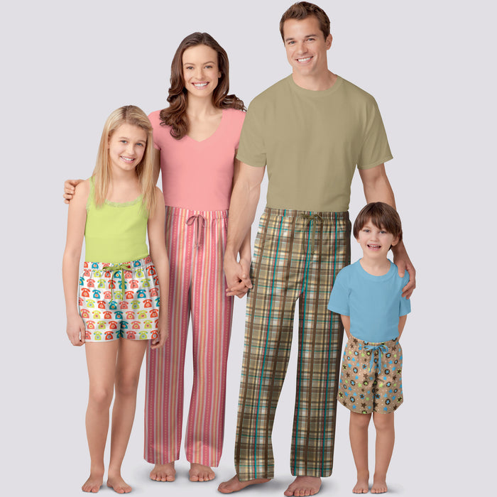 S9127 Unisex Sleepwear. Size: Kid´s XS-L (4-16 y) / Adults XS-XL
