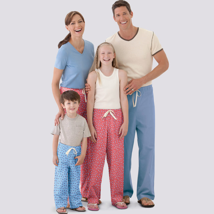 S9132 Unisex Sleepwear. Size: Kid´s XS-L (4-16 y) / Adults XS-XL