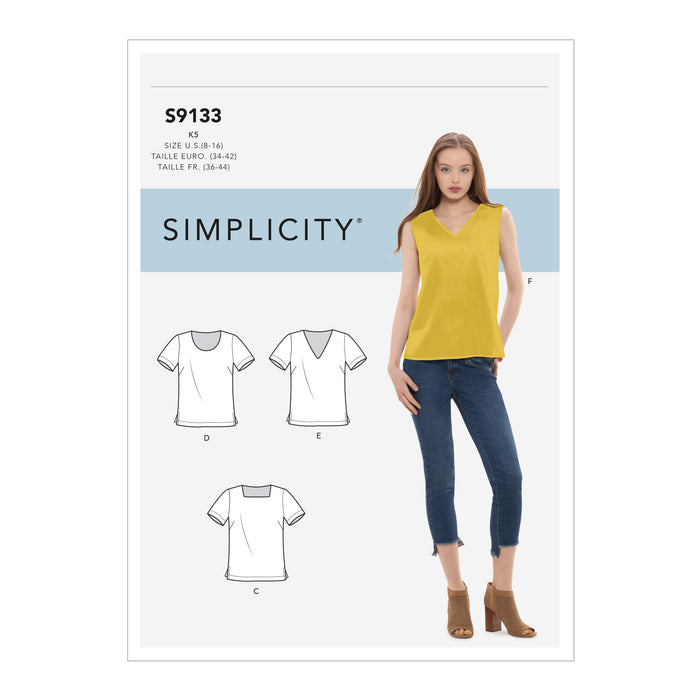 S9133 Misses' Tops. Size: 34-50