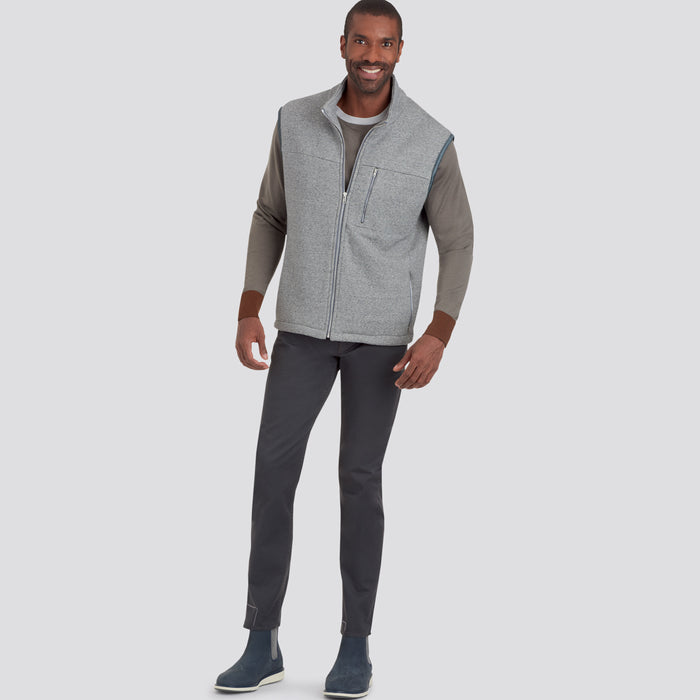 S9191 Men's Vests & Jacket. Size: S-XXL (44-62)