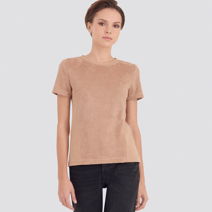 S9229 Misses' Knit Tee Shirt. Size: 32-50