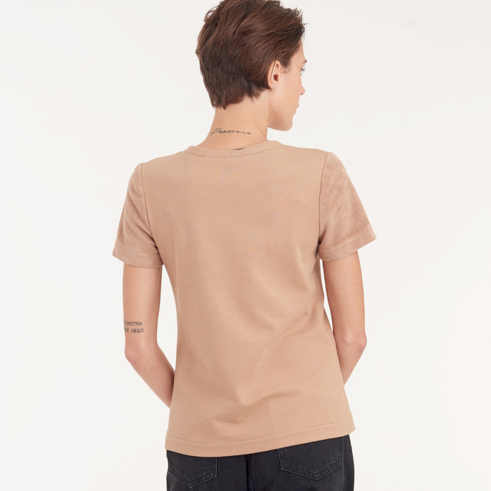 S9229 Misses' Knit Tee Shirt. Size: 32-50