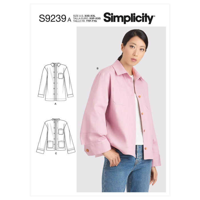 S9239 Misses' Jackets. Size: XXS-XXL (30-52)