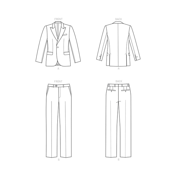 S9241 Men's Suit. Size: 44-62