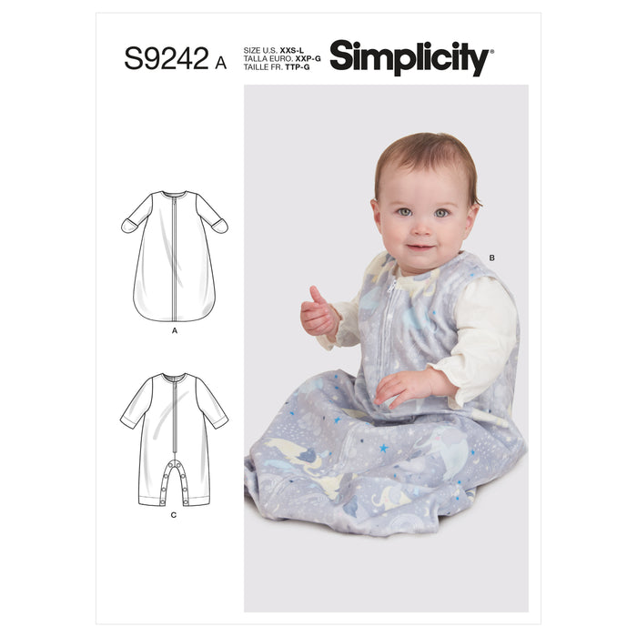 S9242 Babies' Layette. Size: XXS-L (0-18 m)