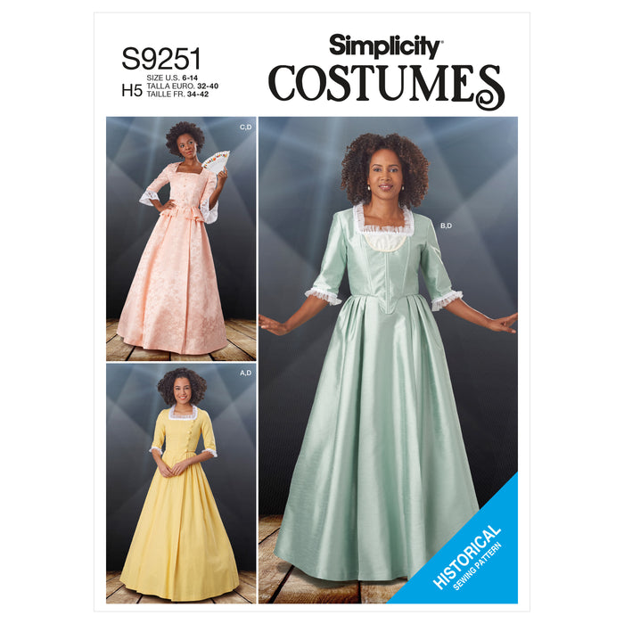 S9251 Misses' Costumes. Size: 32-48