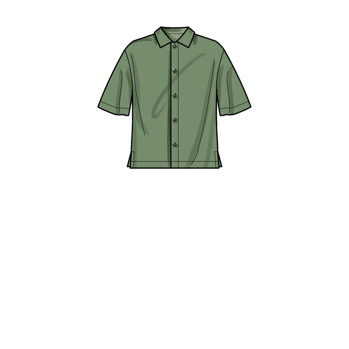 S9279 Men's Shirt In Two Lengths, Pants & Shorts. Size: 44-62