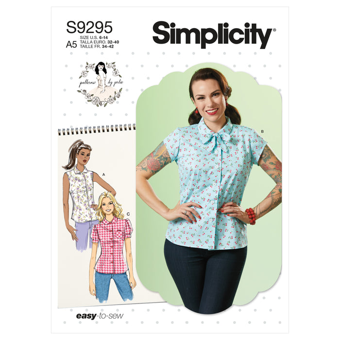 S9295 Misses' Top. Size: 32-48
