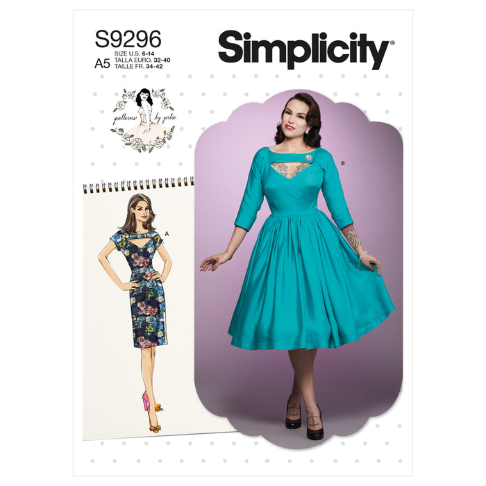 S9296 Misses' Dress. Size: 32-48