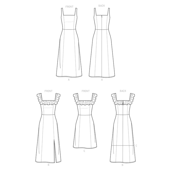 S9326 Misses' Dresses. Size: 32-48