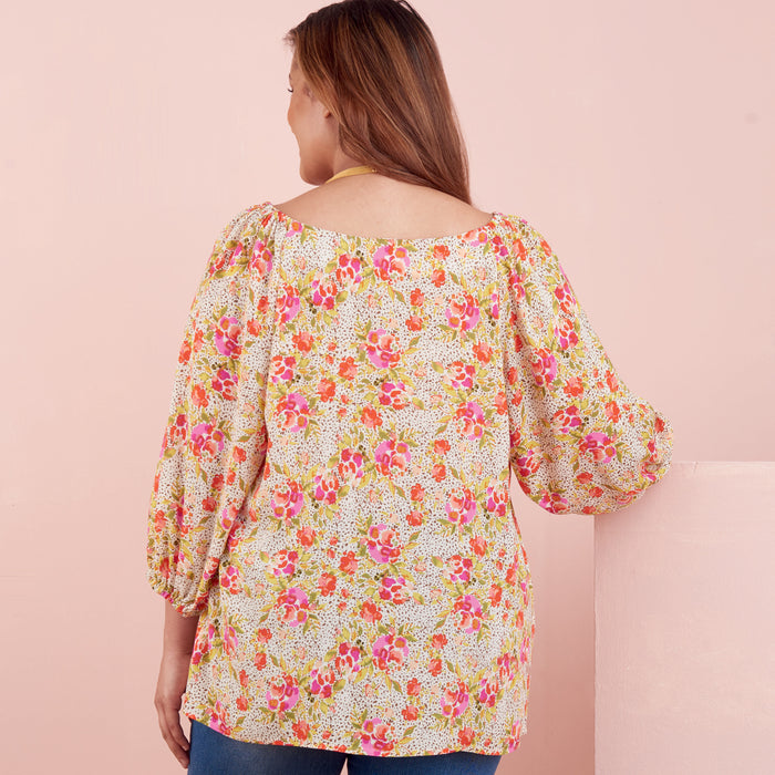 S9334 Misses' and Women's Tops in Two Lengths. Size: 36-54