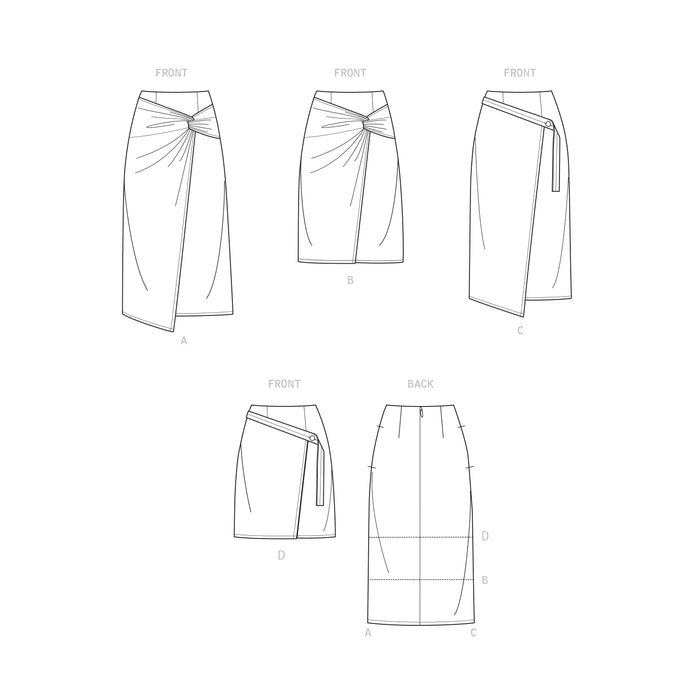 S9375 Misses' Skirts. Size: 32-50