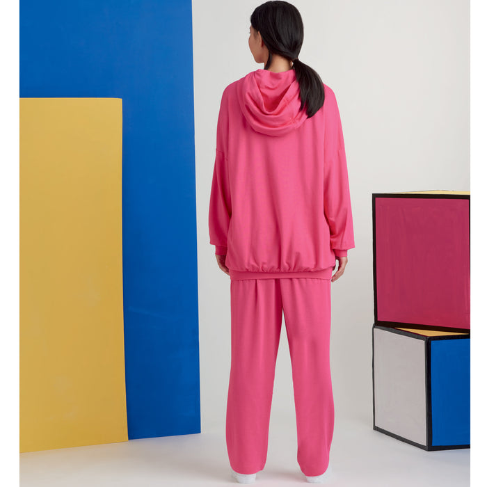 S9379 Unisex Oversized Knit Hoodies, Pants and Tees. Size: XS-XXL (30-52)