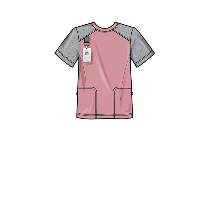 S9387 Unisex Knit Scrub Tops, Pants, Cap and Mask. Size: XS-XXL (32-52)