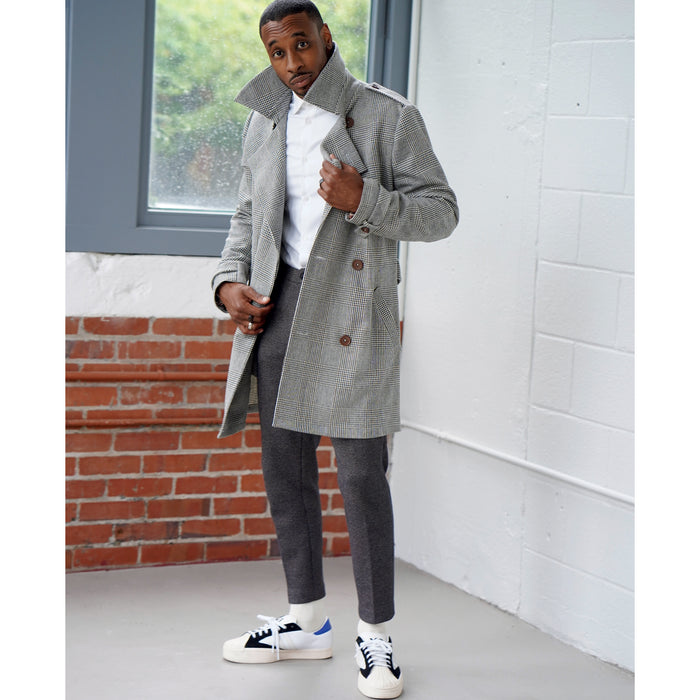 S9389 Men's Trench Coat in Two Lengths. Size: 44-62