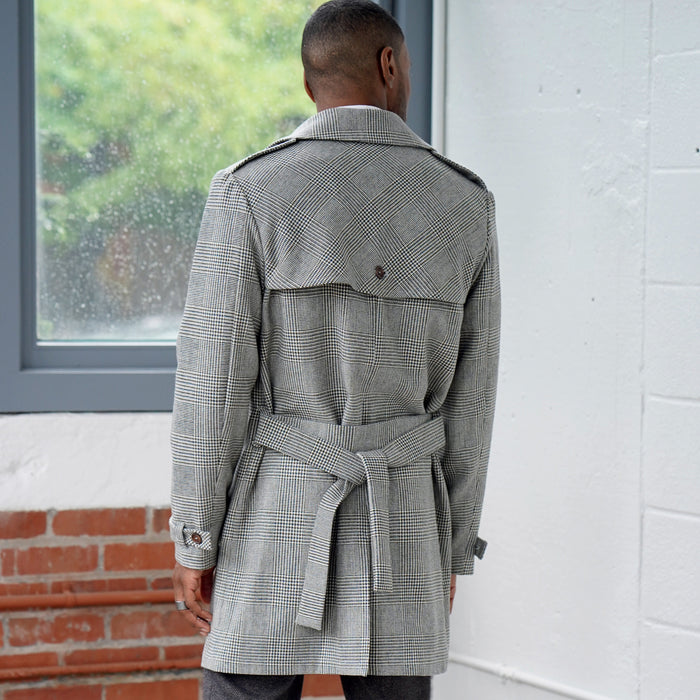 S9389 Men's Trench Coat in Two Lengths. Size: 44-62