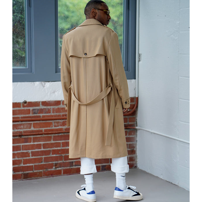 S9389 Men's Trench Coat in Two Lengths. Size: 44-62