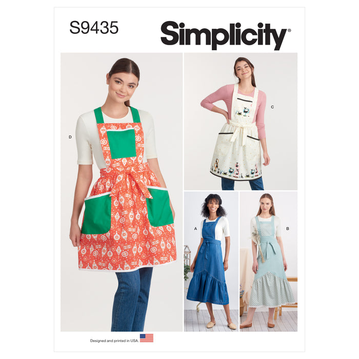 S9435 Misses' Aprons. Size: XS-XL