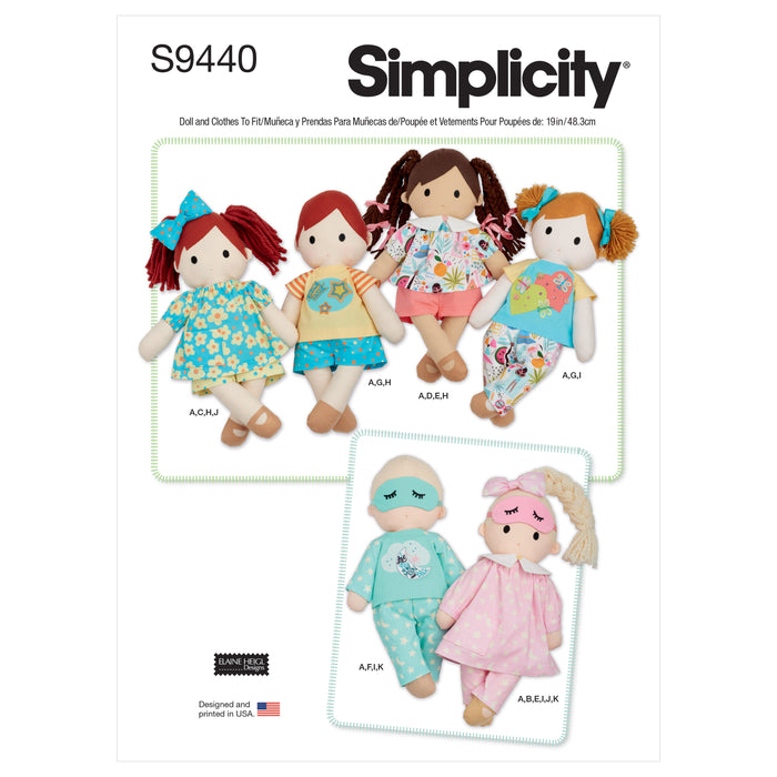 S9440 Plush Dolls with Clothes