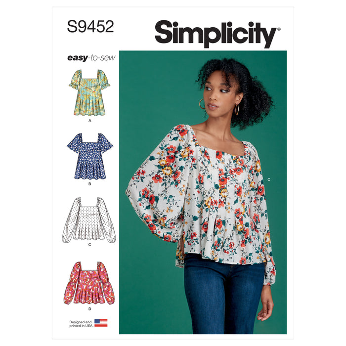 S9452 Misses' Tops. Size: 32-50