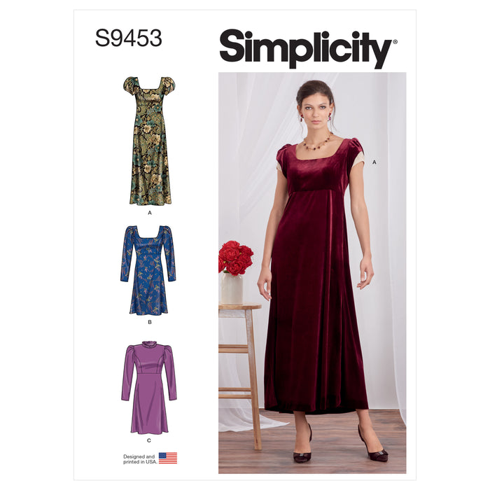 S9453 Misses' Dress. Size: 32-50