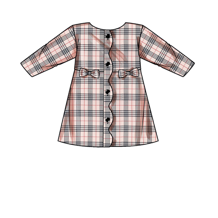 S9461 Children's Coat. Size: 3-8 y