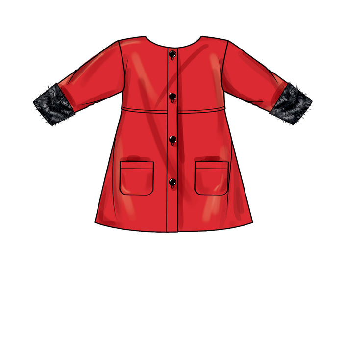 S9461 Children's Coat. Size: 3-8 y