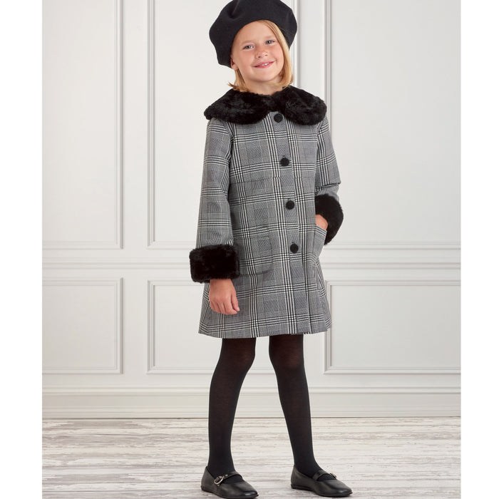 S9461 Children's Coat. Size: 3-8 y