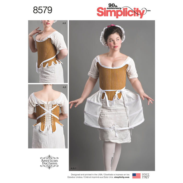 8579 Misses' 18th Century Costume. Size: 30-48