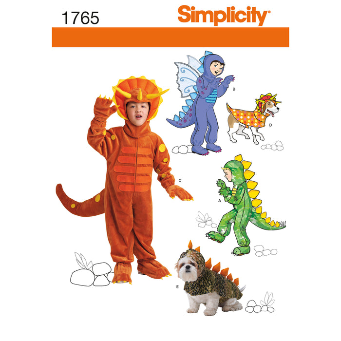 1765 Child's and Dog Costumes. Size: 3-8 y