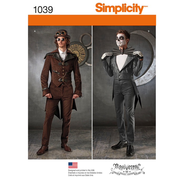 1039 Men's Cosplay Costumes. Size 48-62