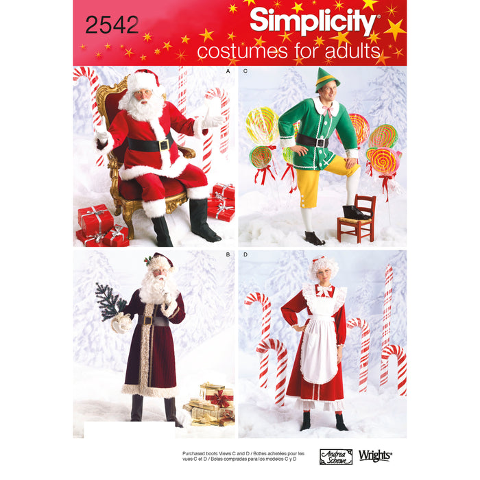 2542 Adult Costumes. Size: XS-XL