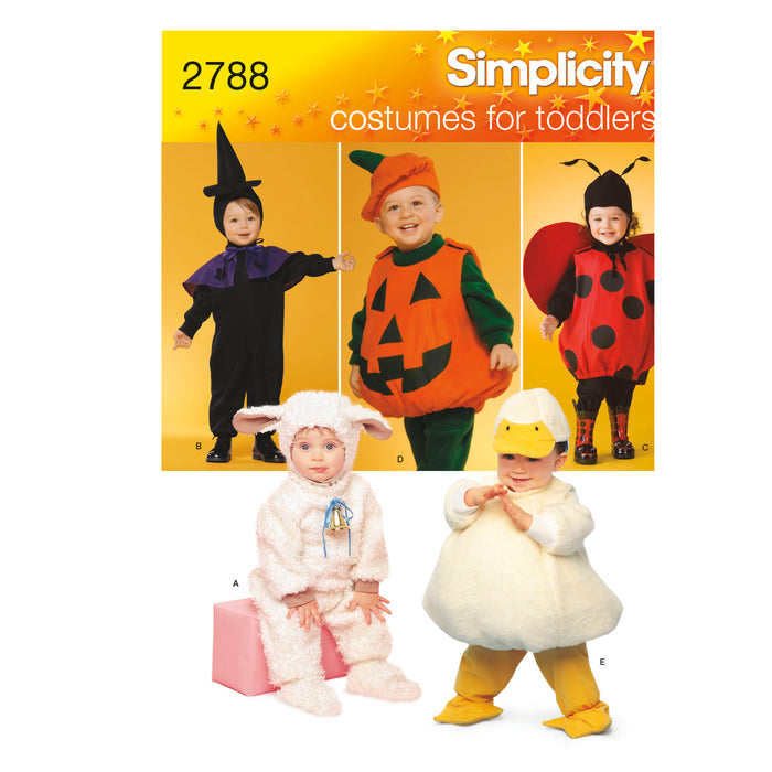 2788 Toddler Costumes. Size: 6 m-4 y