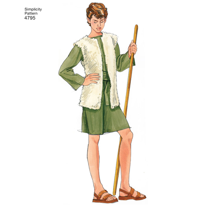 4795 Misses', Men's & Teen's Costumes. Size: XS-XL