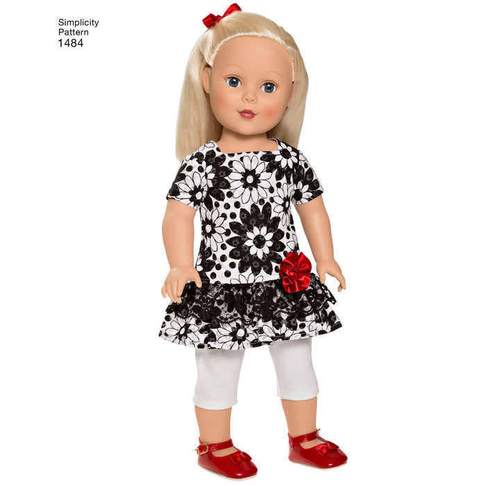 1484 18" Doll Clothes. Size: One Size