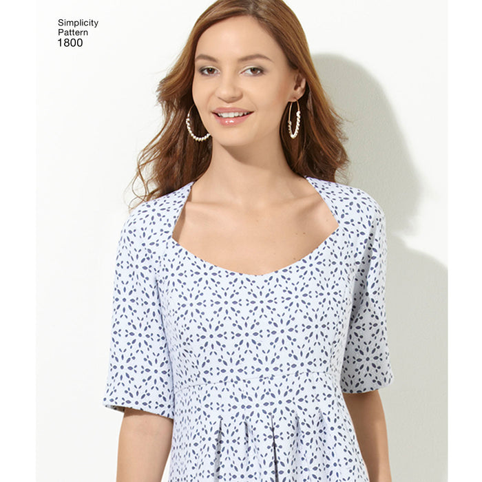 1800 Misses' & Plus Size Amazing Fit Dresses. Size: 36-54