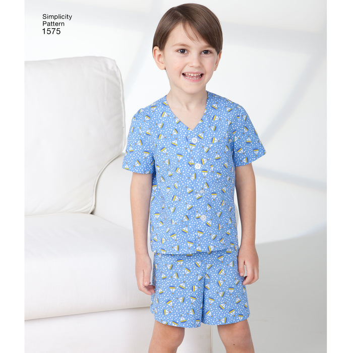1575 Child's, Girl's and Boy's Loungewear. Size: 3-14 y