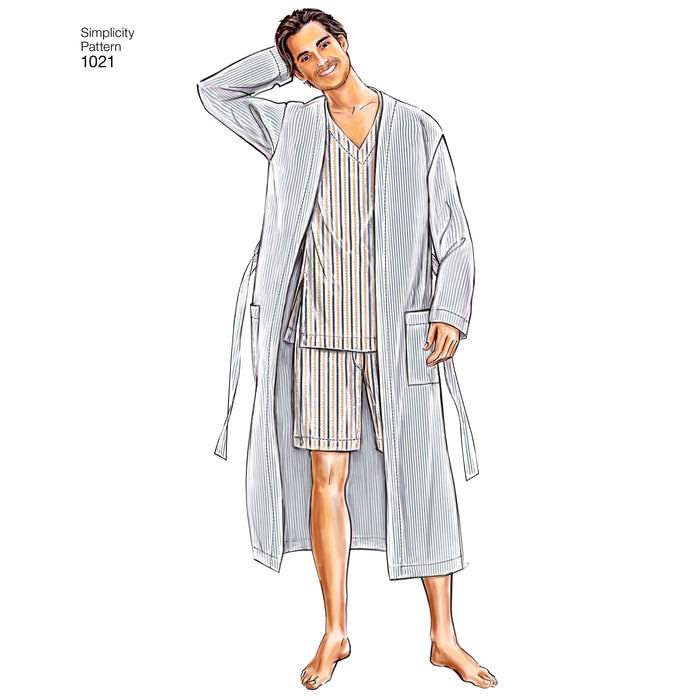 1021 Men's Classic Loungewear & Robe. Size: XS-XL