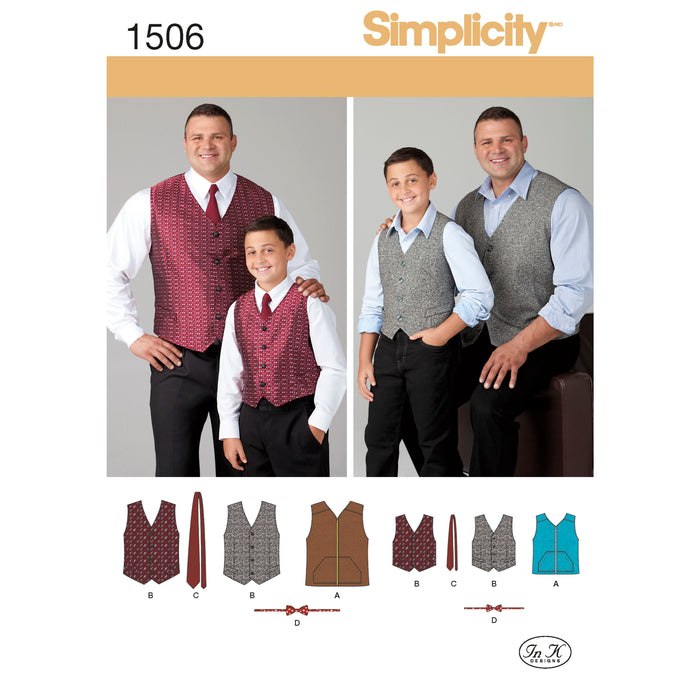 1506 Husky Boys' & Big & Tall Men's Vests. Size: S-L / XL-XXXXXL