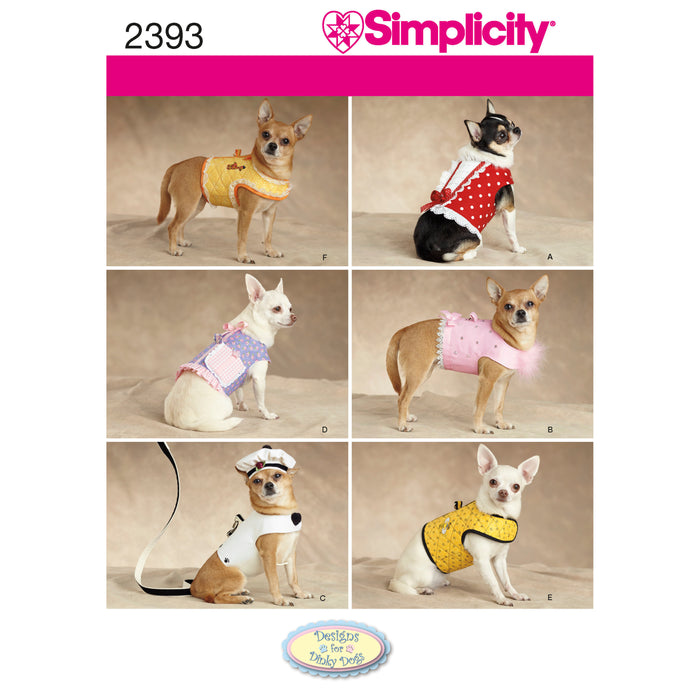 2393 Dog Clothes. Size: XXS-M